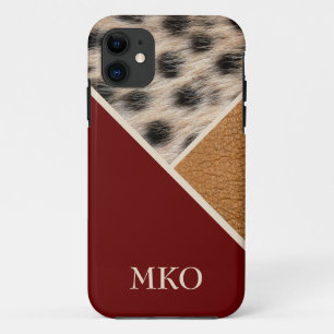 Cool Cheetah Monogrammed Case-Mate iPhone Case