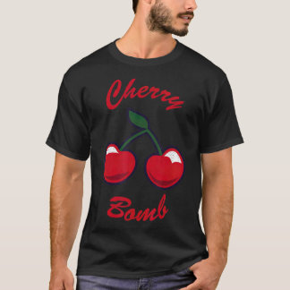 Cool Cherry bomb 70s 80s 90s Fruit Retro T-Shirt