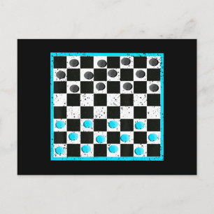 Cool Chess Board Halloween Costume Funny Lazy DIY Postcard