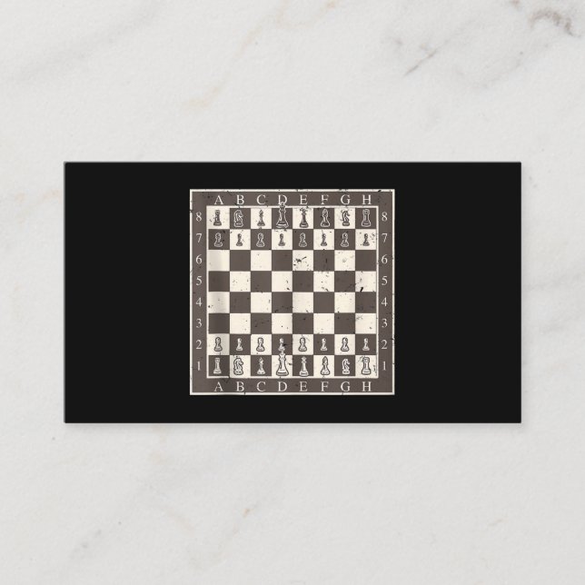 Cool Chess Board Halloween Costume  Funny Lazy Enclosure Card (Front)