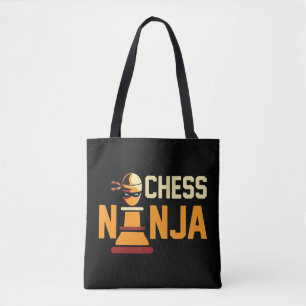 Cool Chess Ninja Chess Lovers Gift Tote Bag