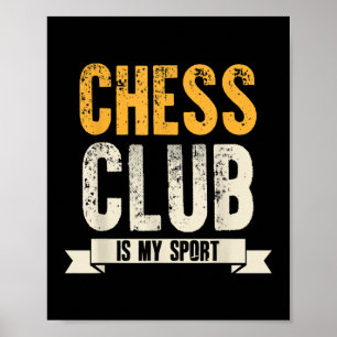 Cool Chess Player Lover Birthday Gift Chess Club Poster
