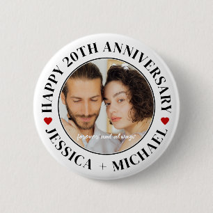 Cool Chic Happy Birthday Custom Photo Personalised 6 Cm Round Badge