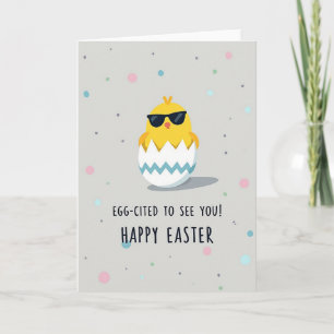 Cool Chick Easter Greeting Card