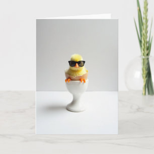 Cool Chick In Shades Photo Card