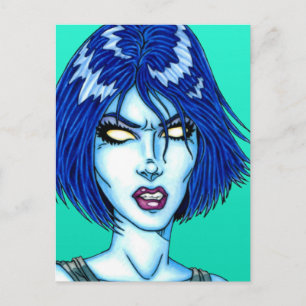 Cool Chick Postcard