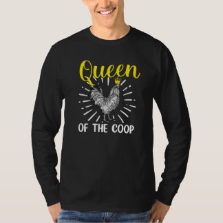 Cool Chicken For Women Girls Chicken Lady Rooster  T-Shirt