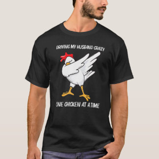 Cool Chicken For Women Mum Dabbing Domestic Fowl P T-Shirt