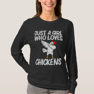 Cool Chicken Girls Mum Rooster Animal T-Shirt