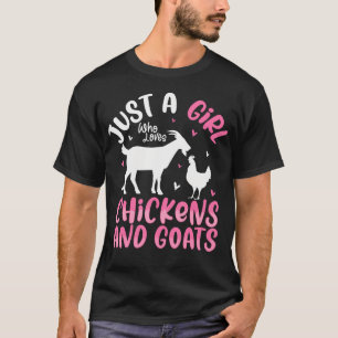 Cool Chicken Goat Girls Pygmy T-Shirt