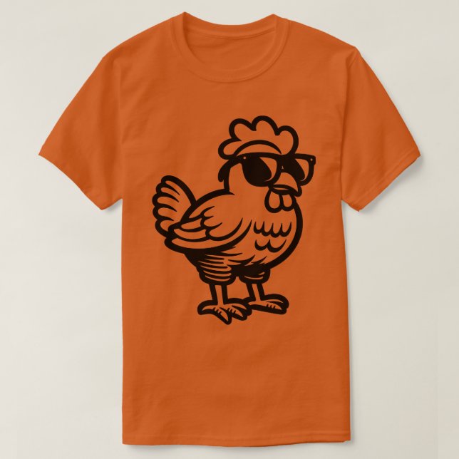 Cool Chicken T-Shirt (Design Front)