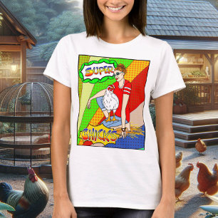 Cool Chicks   Chicken Wall Art T-Shirt