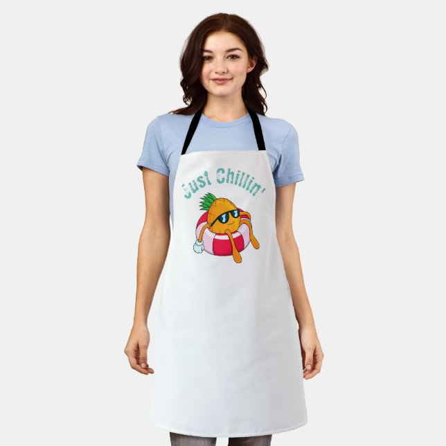 Cool Chill Pineapple Apron (Worn)