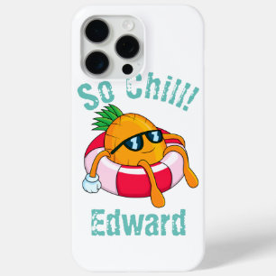 Cool Chill Pineapple iPhone 15 Pro Max Case