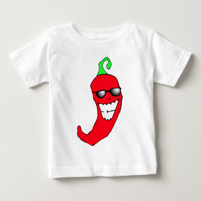 Cool Chilli Pepper Baby T-Shirt (Front)