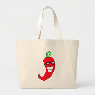 Cool Chilli Pepper Large Tote Bag