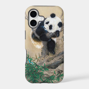Cool chinese cute sweet fluffy panda bear tree art