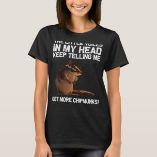 Cool Chipmunk For Men Women Squirrel Whisperer Ro T-Shirt
