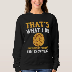 Cool Chocolate Chip Cookies Apparel Christmas Cook Sweatshirt