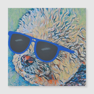 Cool 'Chon the Bichon Flexible Magnet