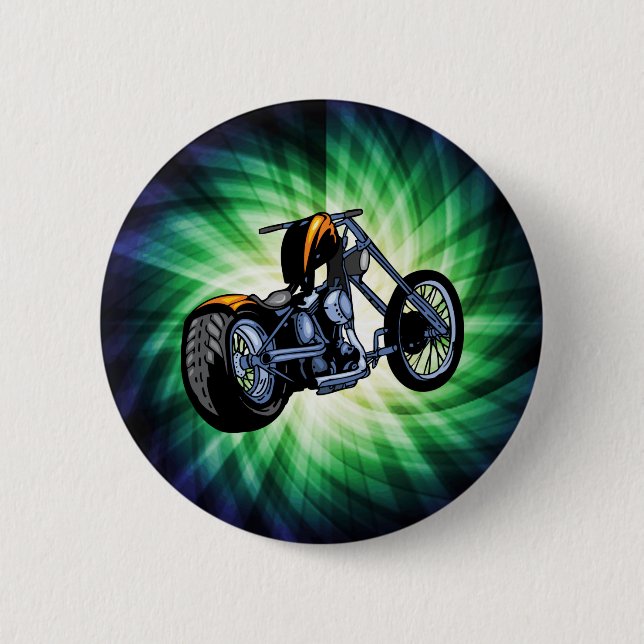 Cool Chopper 6 Cm Round Badge (Front)