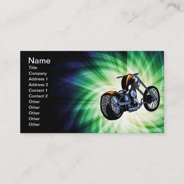 Cool Chopper Business Card (Front)