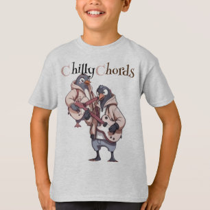 Cool Chords: Musical Penguins Unite T-Shirt