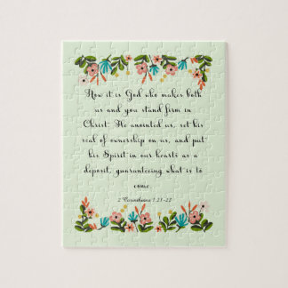 Cool Christian Art - 2 Corinthians 1:21-22 Jigsaw Puzzle
