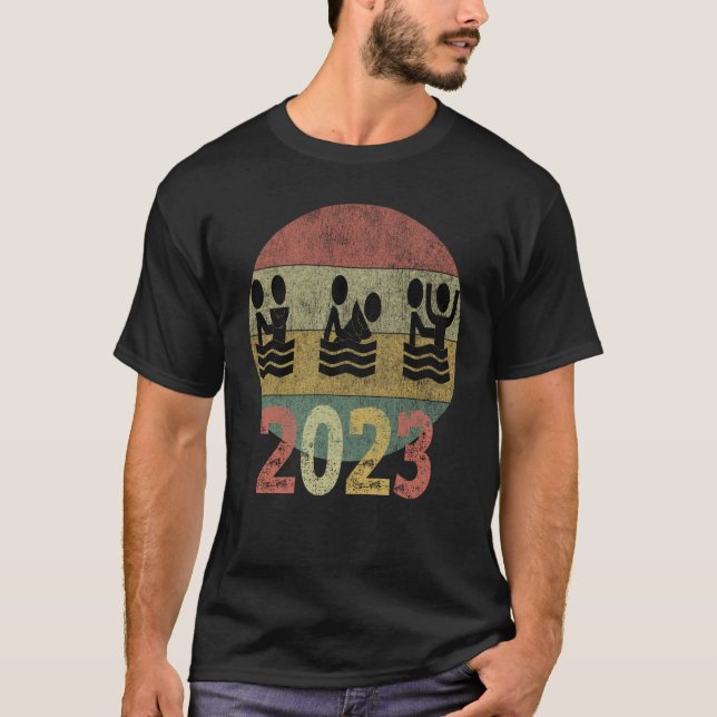 Cool Christian Baptism 2023 For Adult Men Women &  T-Shirt (Front)