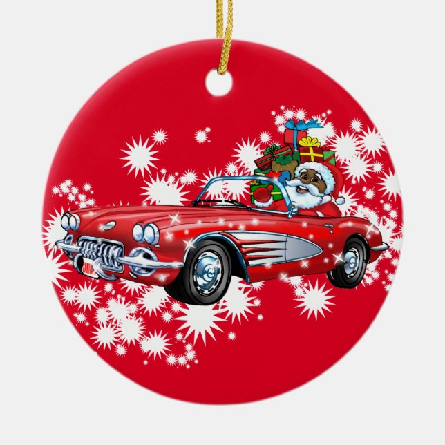 Cool Christmas! Ceramic Tree Decoration (Front)