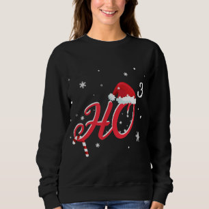 Cool Christmas HO-3 Santa Hat Funny Sweatshirt