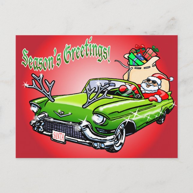 Cool Christmas! Holiday Postcard (Front)