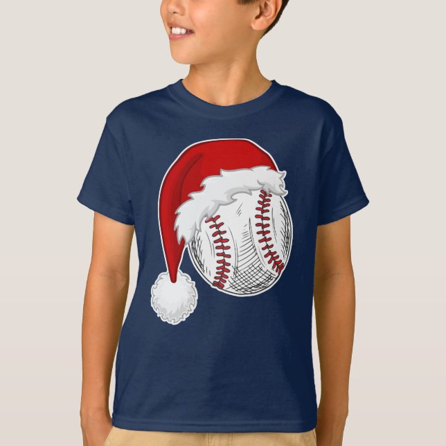 Cool Christmas shirt Baseball/Softball fan (Front)