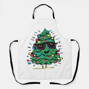 Cool Christmas Tree Classic Apron