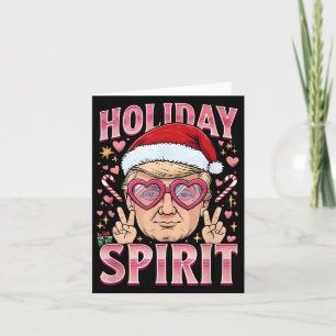 Cool Christmas Trump Holiday Spirit Sweater Xmas P Card