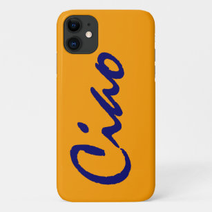 cool Ciao hello Italian funny trendy iPhone Case-Mate iPhone Case
