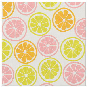 Cool Citrus Pattern Fabric