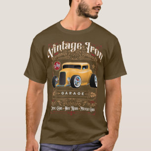 Cool Classic Retro Vintage Iron Thirties Style Hot T-Shirt