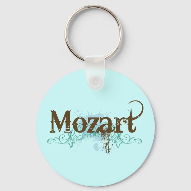 Cool Classical Mozart Keychain (Front)