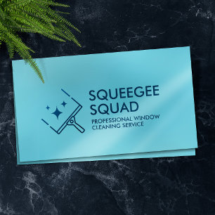Cool Clean Window Cleaning Services Business Card