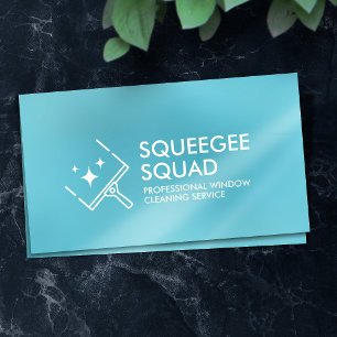 Cool Clean Window Cleaning Services Business Card