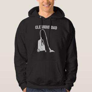 Cool Cleaning Art For Dad Papa Clean Cleaner Tools Hoodie
