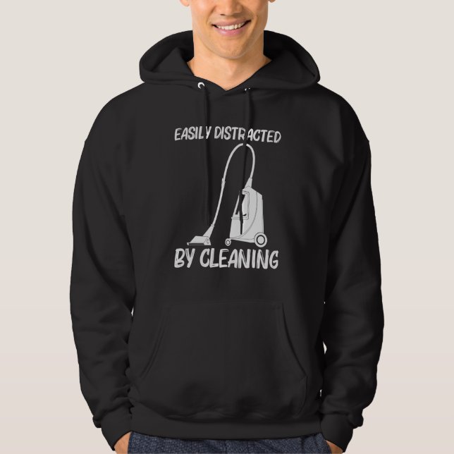 Cool Cleaning Art For Men Women Clean Cleaner Tool Hoodie (Front)