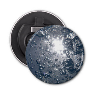 Cool Clear Water Bubbles Bottle Opener