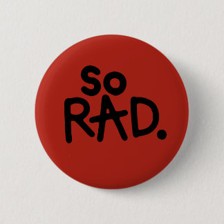 cool clip. 6 cm round badge