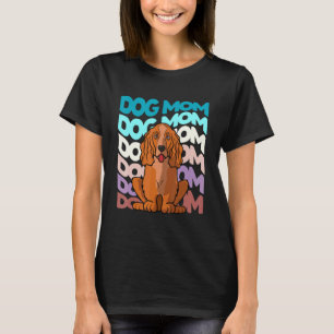 Cool Cocker Spaniel Dog Mum Retro Vintage Dog T-Shirt