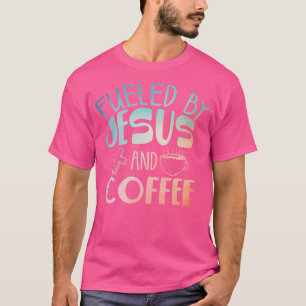 Cool Coffee Jesus Art For Men Women Christian Coff T-Shirt