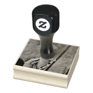 Cool cold freezing ice cream rubber stamp