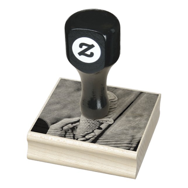 Cool cold freezing ice cream rubber stamp (Stamp)