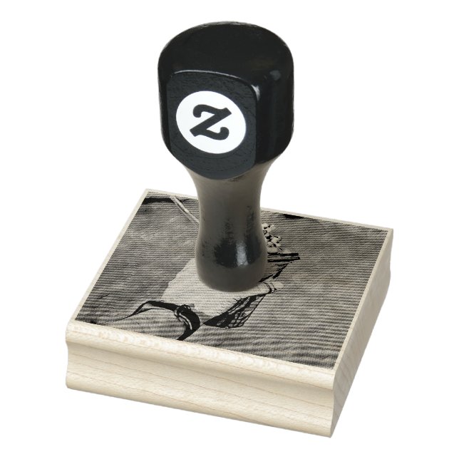 Cool cold freezing ice cream rubber stamp (Stamp)